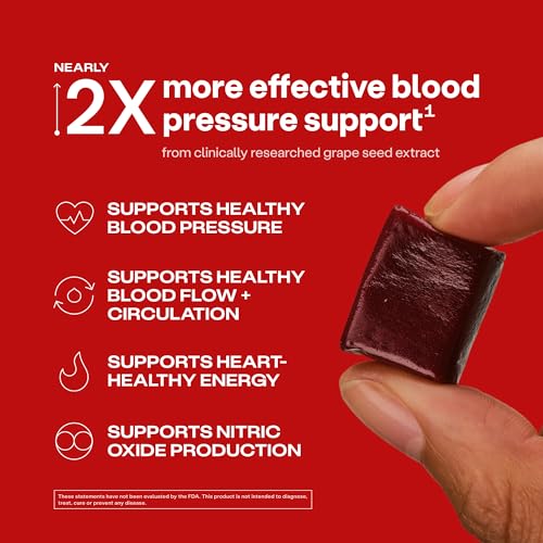 Image of HumanN SuperBeets Heart Chews, Pomegranate Berry Flavor, 60 Ct