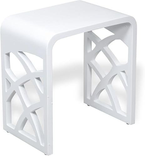 SHOWER BUDDY Asiento de baño para silla (blanco mate)