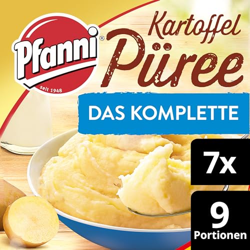 Pfanni Kartoffel Püree Das Komplette das Püree mit Milch mit 100% deutschen Kartoffeln 7x 9 Portionen