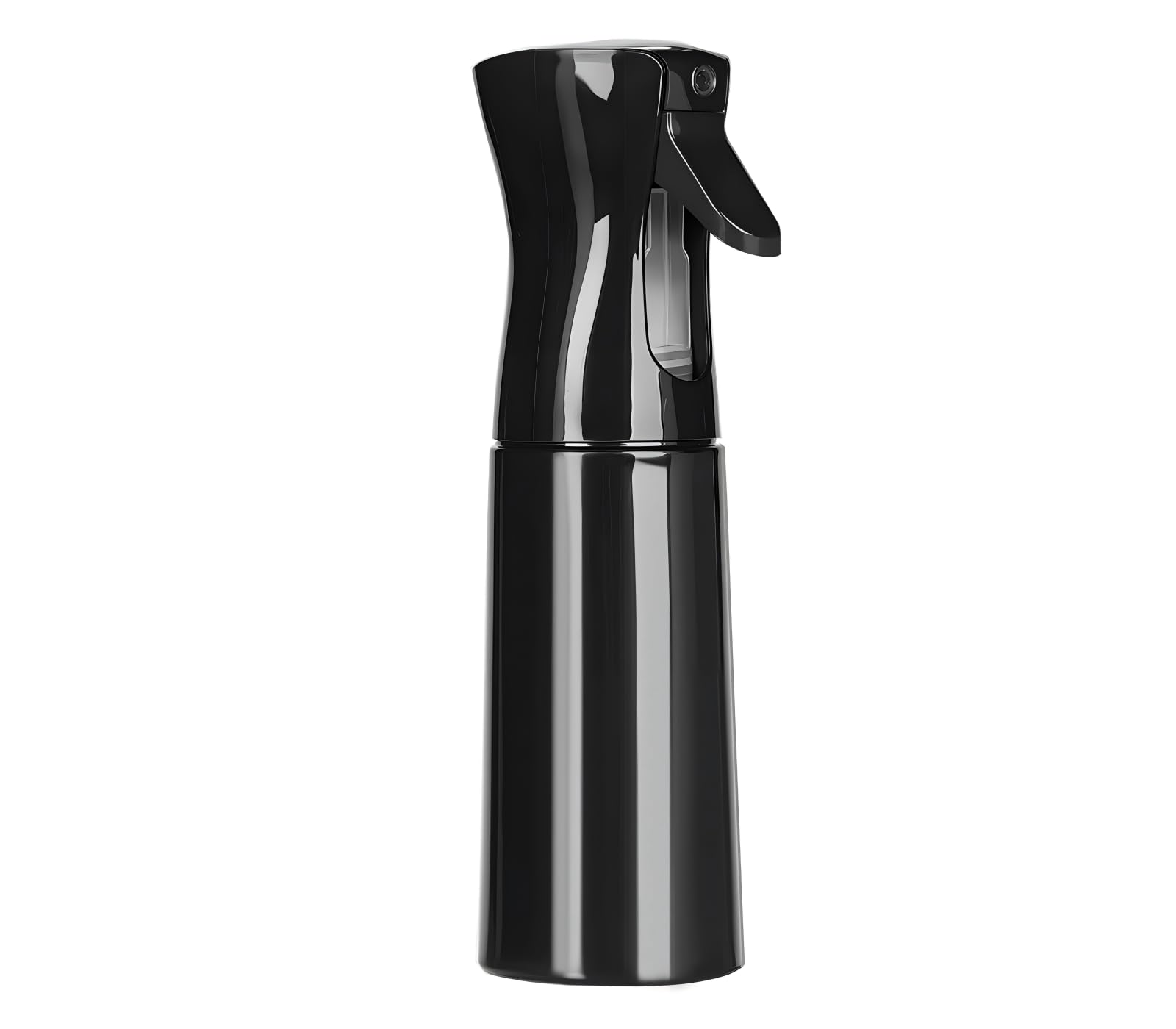 Byitin Spray Bottles 200ml, Continuous Ultra Fine Mist Empty Spray Bottle, Refillable Hair & Plant Water Sprayer for Salon Pets, Face, Cleaning, Black
