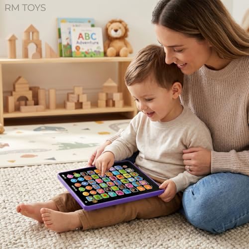 Image of Kids Educational Learning Tablet | Electronic Talking ABC Tablet with Numbers, Phonics, Music & Quiz | Preschool Learning Toy for Boys & Girls Age 3+ Years