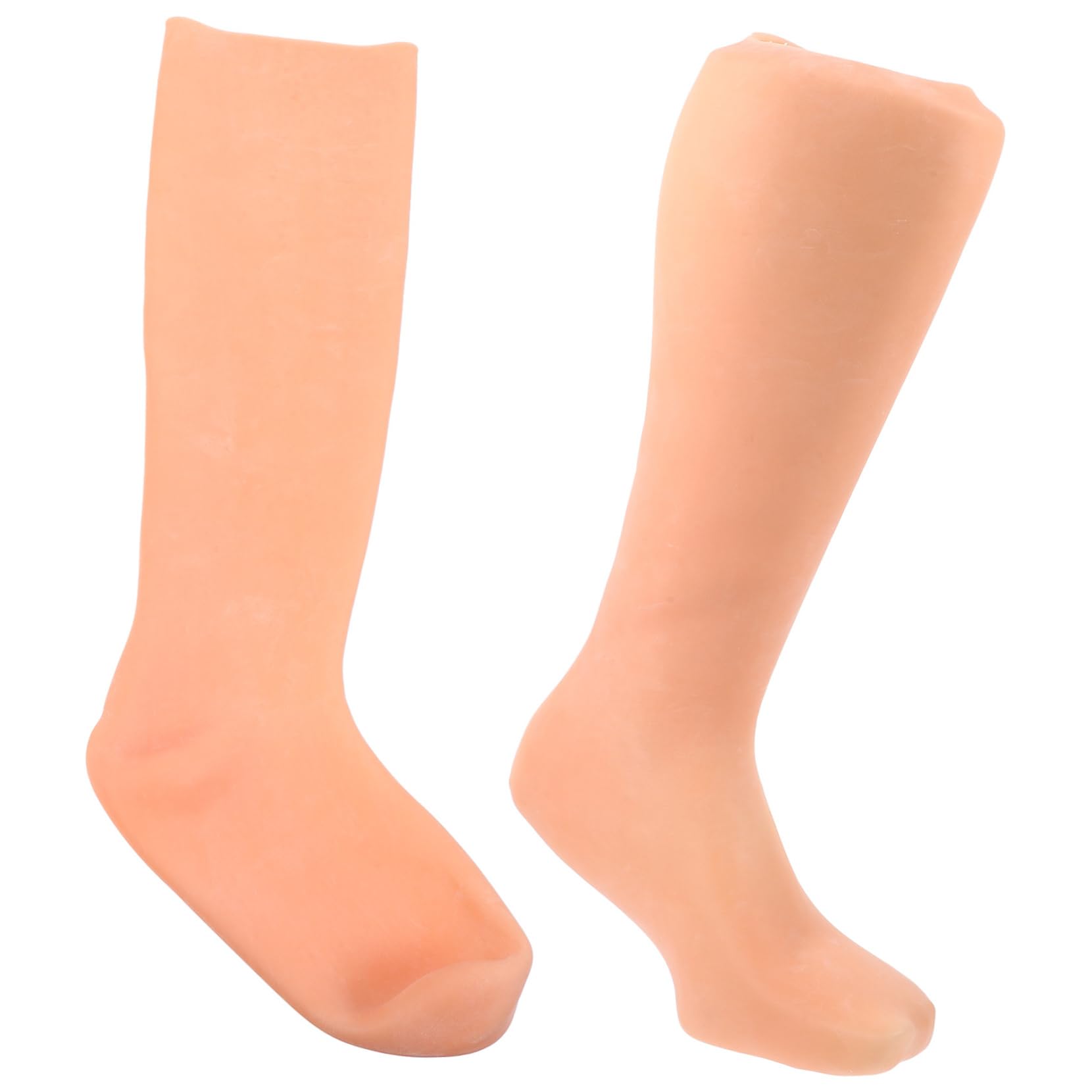 WOONEKY Chaussettes Longues Hydratantes pour Pieds et Talons en Sebs Réutilisables Soins des Pieds Secs en Spa Kaki