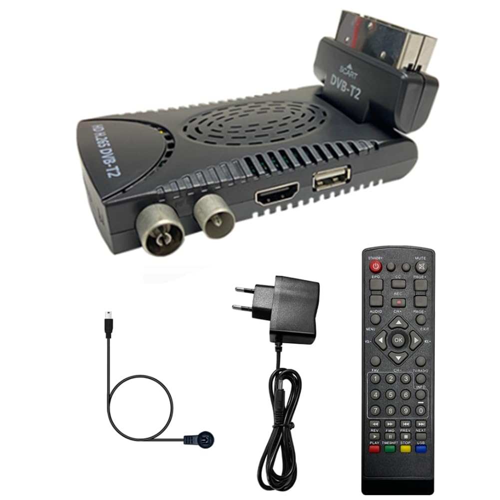 265 Decodifica HEVC Set Top Box per Decodificatore TV Terrestre Digitale Full HD DVB-T2 con Plug EU EU