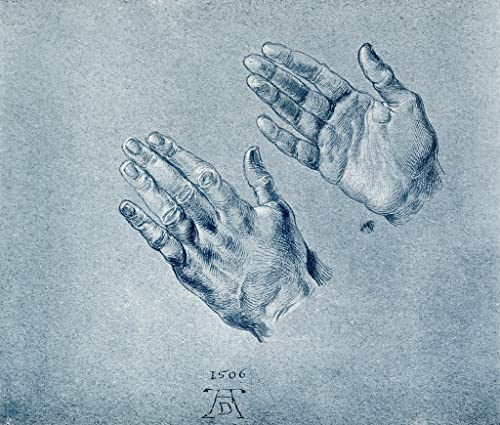 Toile Mains de l'empereur priant d'Albrecht Dürer pour décoration murale salon et bureau