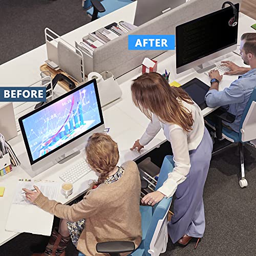 Dabernur 24 Inch Computer Privacy Screen Filter For 16:9 Widescreen Monitor - Removable Privacy Shield And Anti-Glare Protector #TOP5