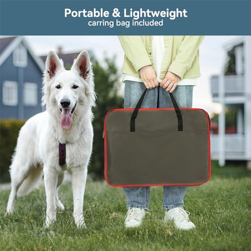 Petsfit Portable Dog Playpen 36" Portable Pet Play Pens for Small Medium Dogs, Puppy Playpen Indoor/Outdoor with Carring Case, Removable Zipper Top and Bottom,Medium (36"x36"x21") by Petsfit - Image 7