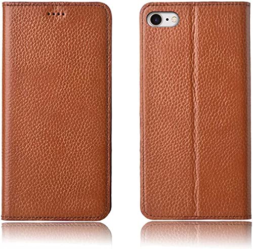 Housse iPhone SE 2022 cuir véritable café anti-rayures