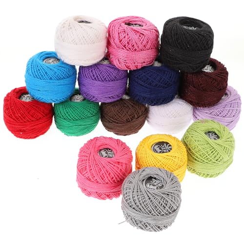 16 Roll Set Friendship Bracelet Thread Wool Yarn String Kit Sewing Machine Thread Cross Stitch Craft Supplies Skeins Cross Stitch Cotton Line Embroidery Kit Hand Craft Tool