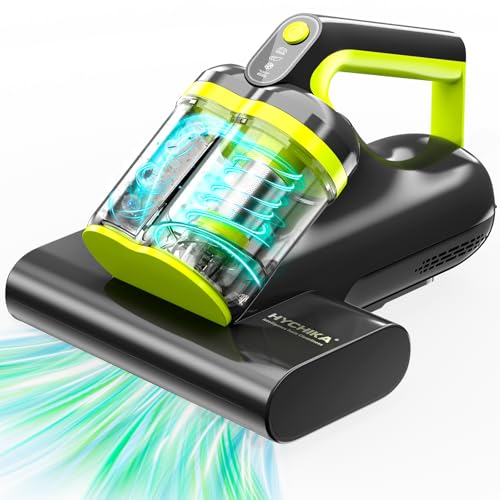 Mijtstofzuiger voor matrassen, 16 kPa mijtzuiger met UV-C-licht, ultrasoon,60 °C hetelucht-zuiger,...