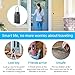 KENRONE Smart Key Lock Box, with Fingerprint,Tuya APP,Password and Emergency Key Unlocked Methods, APP Remote Control Unlocking,Safe for Outdoor House Keys