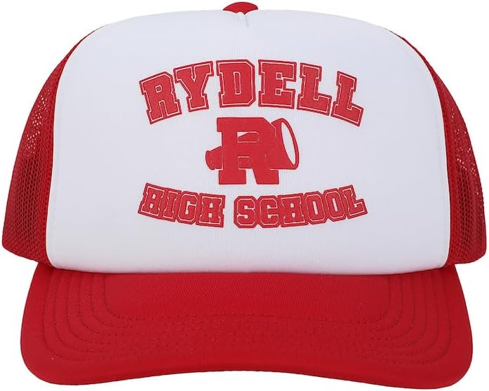Bioworld Grease Rydell High School White & Red Trucker Hat