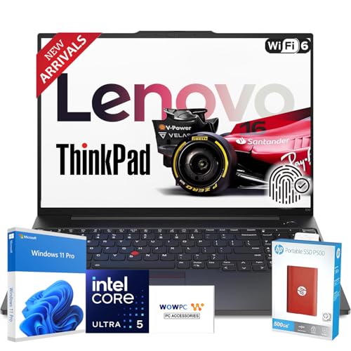 Lenovo 2026 New Released 16" WUXGA Thinkpad E16 AI Business