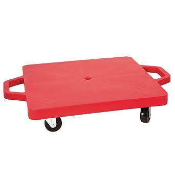 S&S Worldwide Spectrum 16 Red Scooter. Built in Handles Protect Kids Hands. Durable Molded Plastic Base with Non-Marring 2" Wheels Supports up to 200 Pounds.