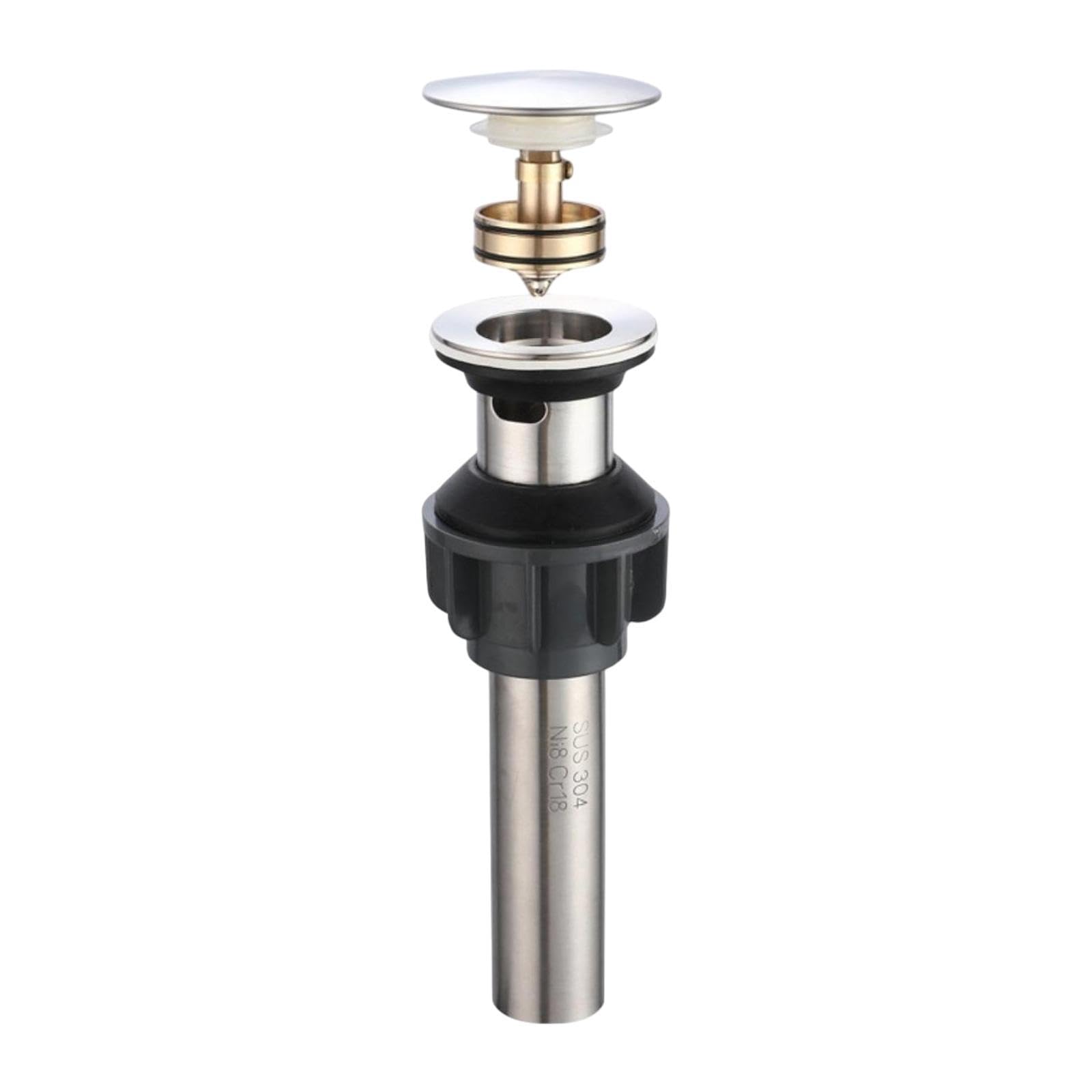 Bathroom Sink Drain Stopper Up Bolt for Vanity Vessel Household Bathroom L-image-37