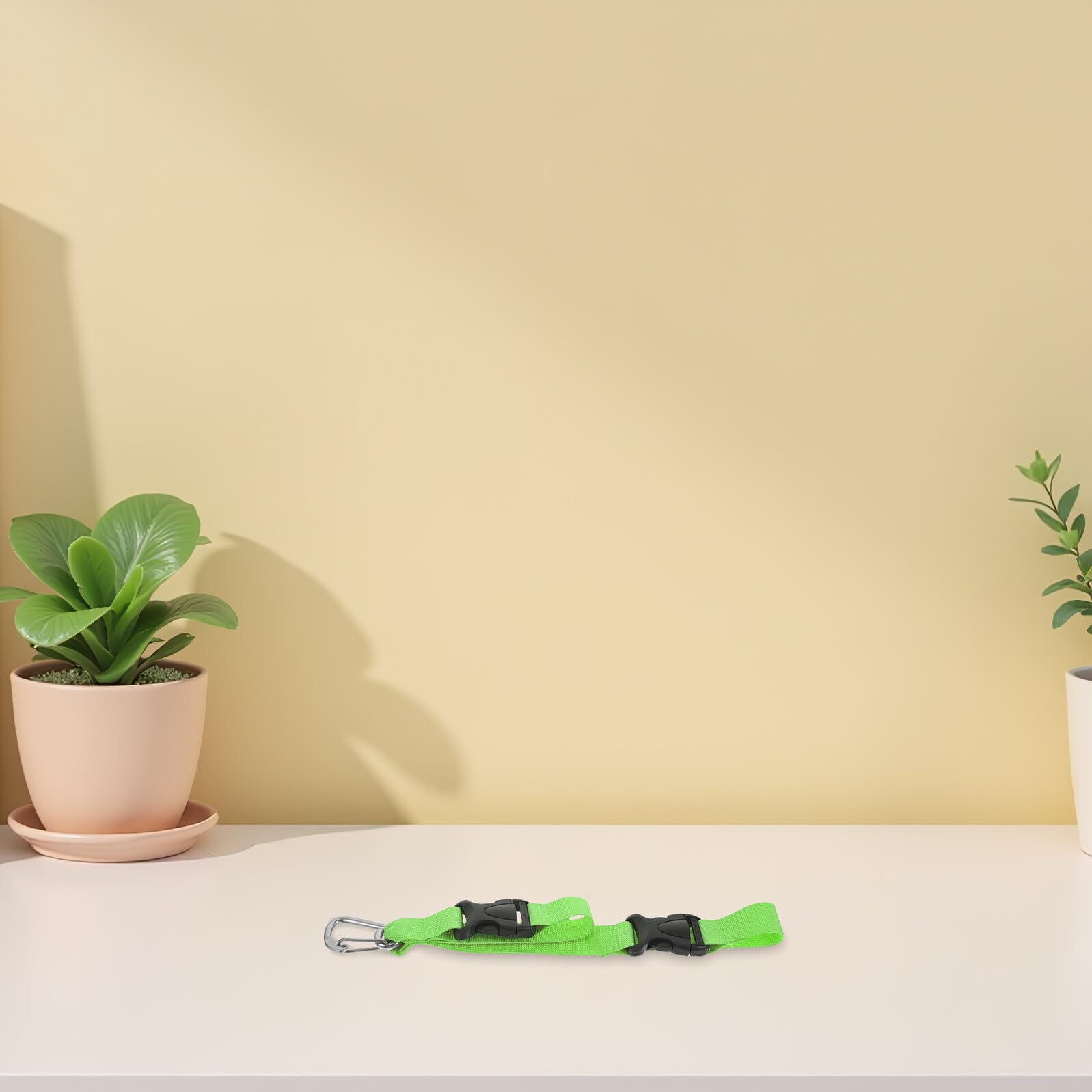 Clip Porta Pinne Subacquee con Cordino Verde a Sgancio Rapido, Cinghia Regolabile per Attrezzatura Immersione, Accessorio Compatibile per Maschera e Pinne, per Sport Acquatici