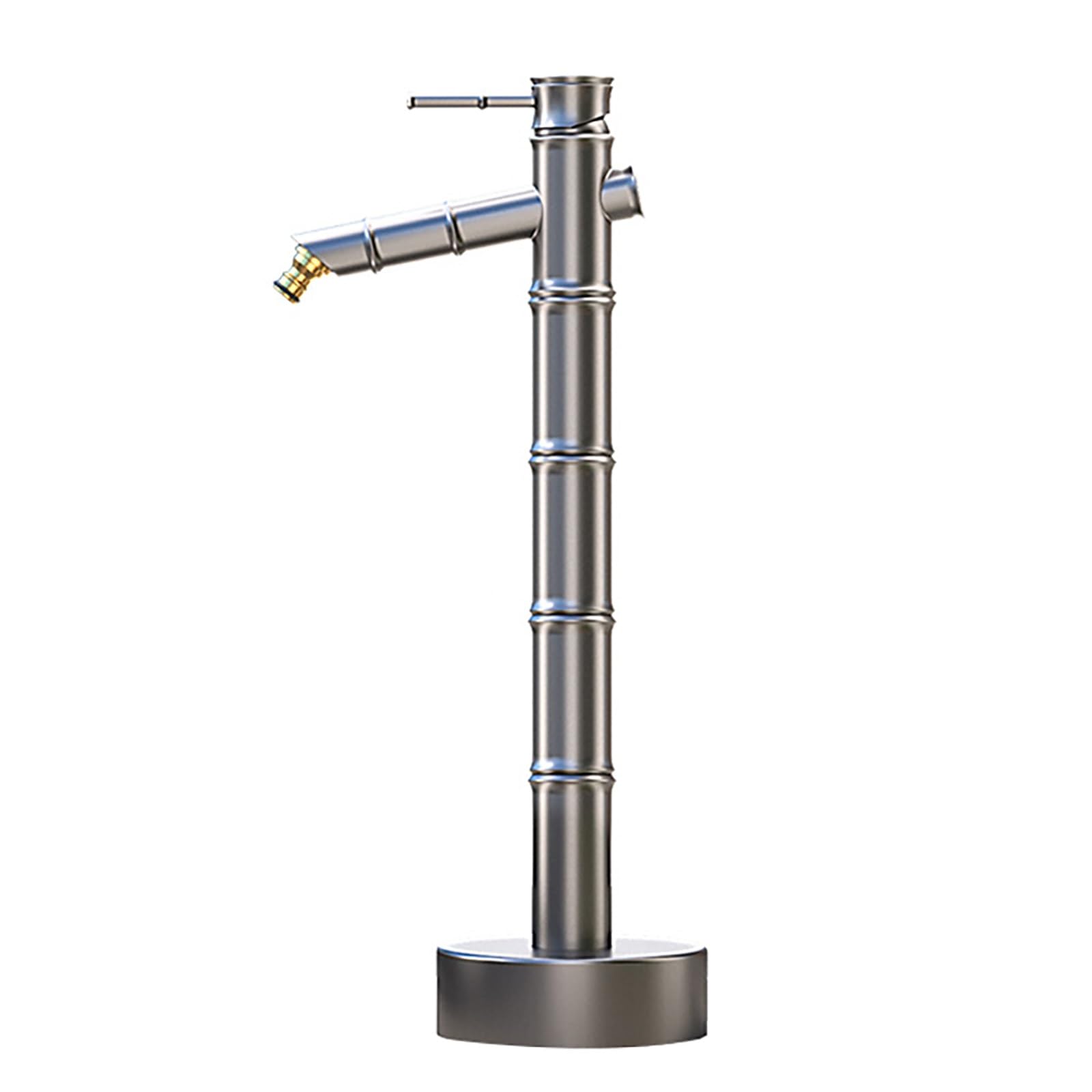 WOTZOV Faucet Water Column,Antique Copper Garden Water Column Post Faucet - Decorative Bamboo Hydrant For Outdoor Irrigation & Washing, 51.5Cm Antifreeze Floor-Mounted Tap，51.5cm/20.3in