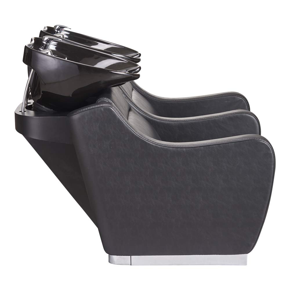 DIR Shampoo Backwash Unit Double Seat Shampoo Station Salon Shampoo Sink MAJESTIC