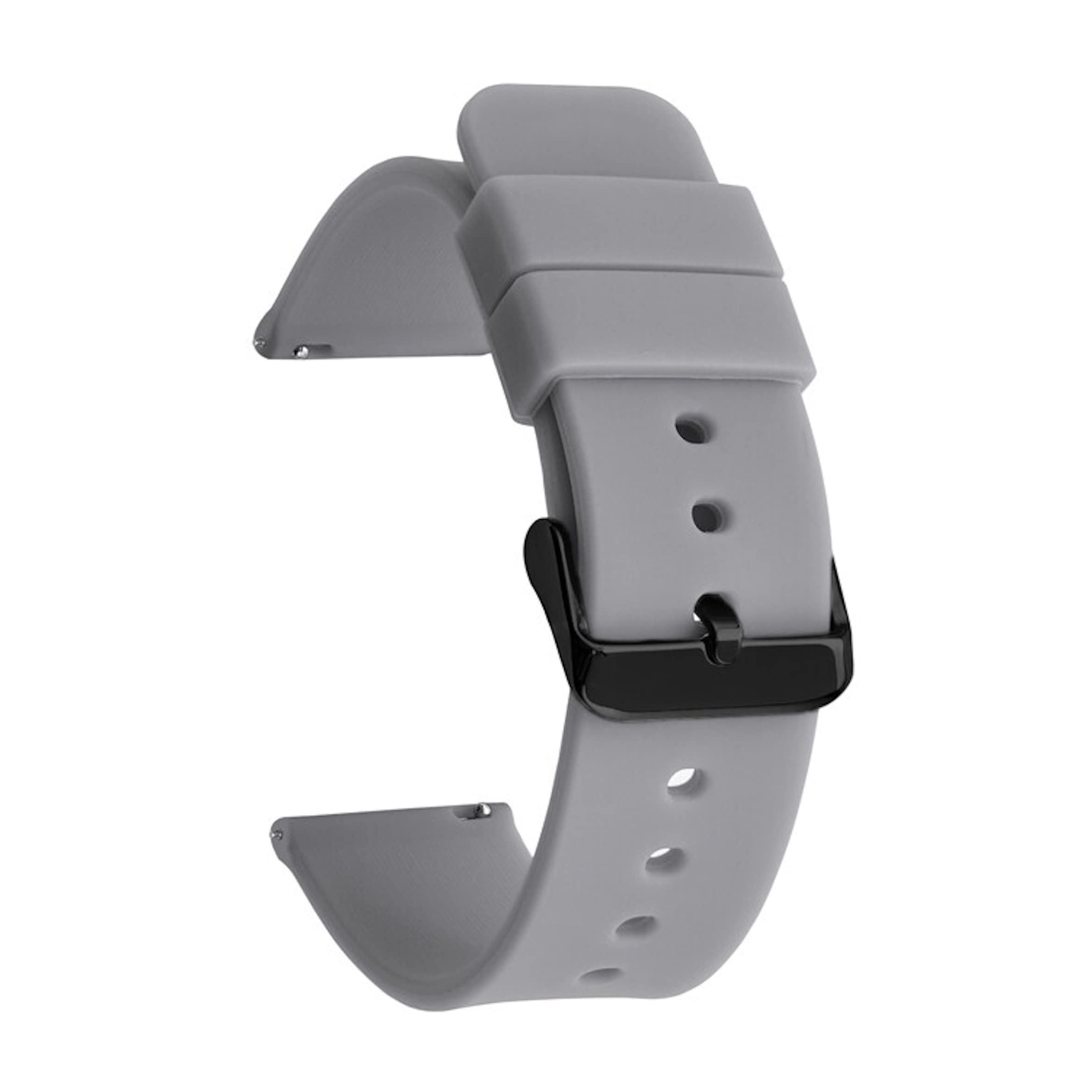 STRAPY 20mm Soft Silicone with Metal Buckle Strap Replacement Belt Band for Amazfit BIP S Smart Watch Straps, Grey (B0BZTBPGDV) Amazon Price History, Amazon Price Tracker