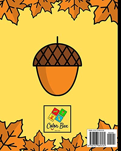 Thanksgiving Owl Coloring Book: Fall Harvest Coloring Book Thanksgiving Holiday Designs, Pumpkins, Turkey And More, Holiday Coloring and Activity Book ... and Preschoolers (Thanksgiving Activity Book) image 4