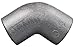 Appleton ELF45-125 45 Degree Female Elbow, Hazardous Location, Malleable Iron, 1-1/4"