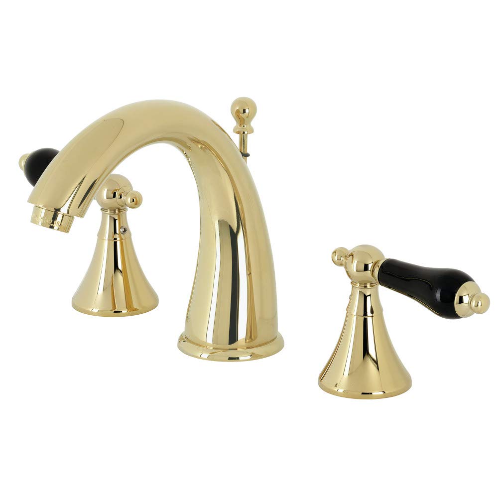 Robinet de salle de bain en laiton poli mitigeur lavabo Kingston KS2972PKL