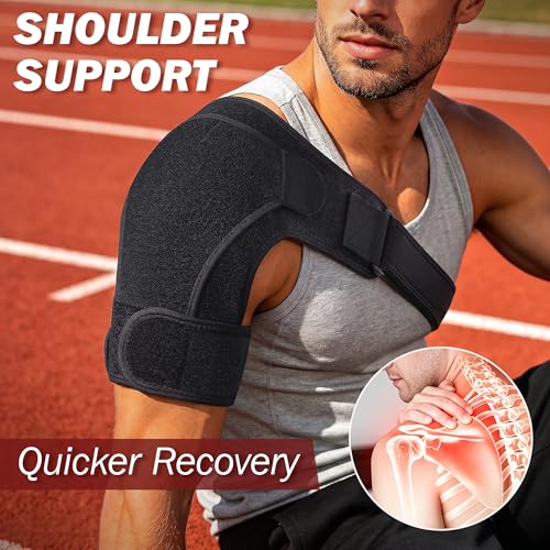 Shoulder Brace for Women Men, Rotator Cuff Support Brace for Pain Relief, L Alternate view