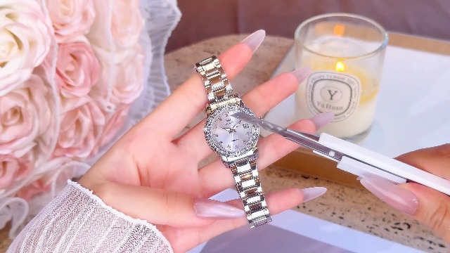 ladies silver dress watch OLEVS for Women Analog Stainless Steel 30M Waterproof go-live-november