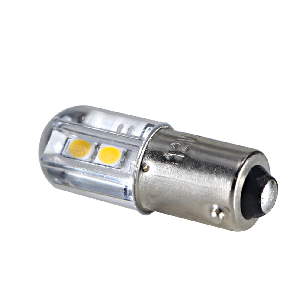 Bombillas LED Ba9s 233 T4W Ultra Brillantes - Pack De 1 A 20 Unidades, 8 Lúmenes, Para Luces Laterales
