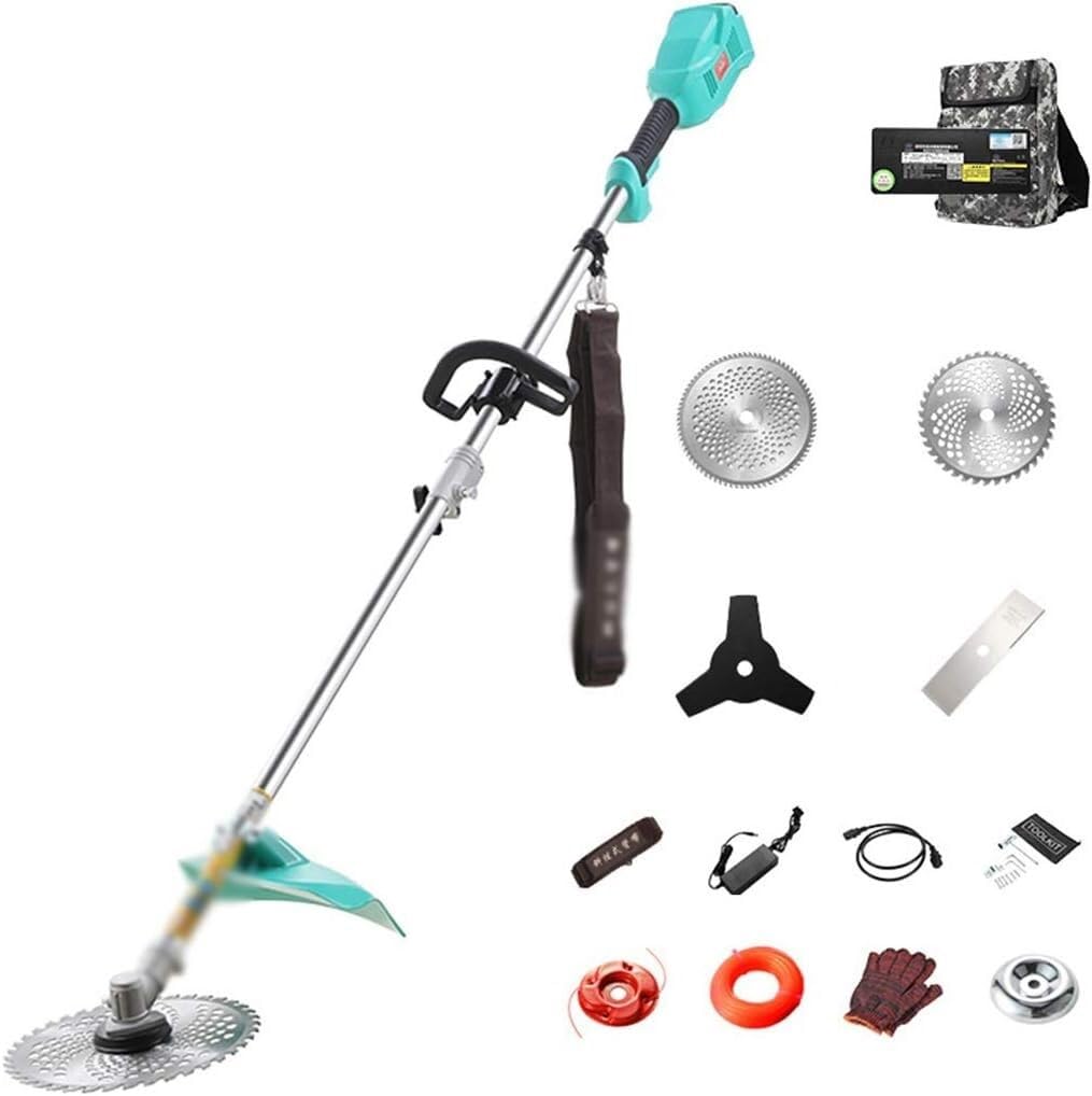 Cortacésped de batería de litio con motor de 24V para mantenimiento doméstico