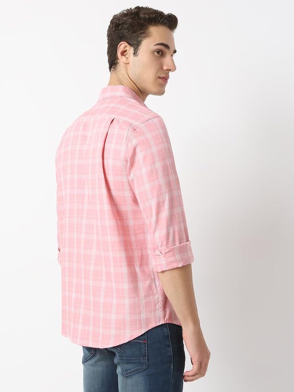 Image of Mens Striped Slim Fit Cotton Casual Shirt | Full Sleeves Mens Shirts | Stylish Shirt for Men