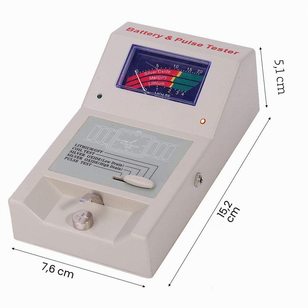 Analizzatore di orologi al quarzo e tester per batterie