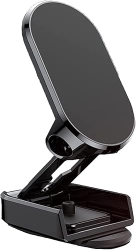 LUOBO Soporte magnético plegable de aleación para teléfono de automóvil, nuevo soporte magnético para teléfono para automóvil, soporte magnético de