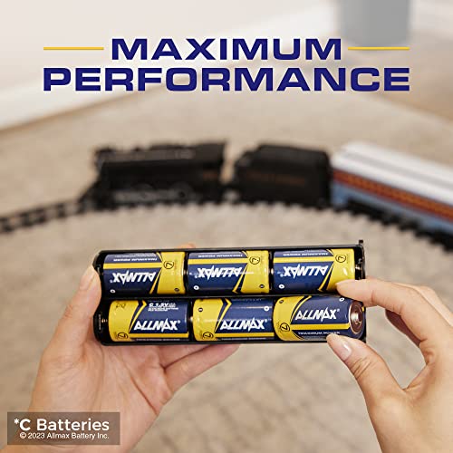 Allmax C Maximum Power Alkaline Batteries (6 Count) – Ultra Long- Lasting, 7-Year Shelf Life, Leakproof Design, 1.5V #TOP5