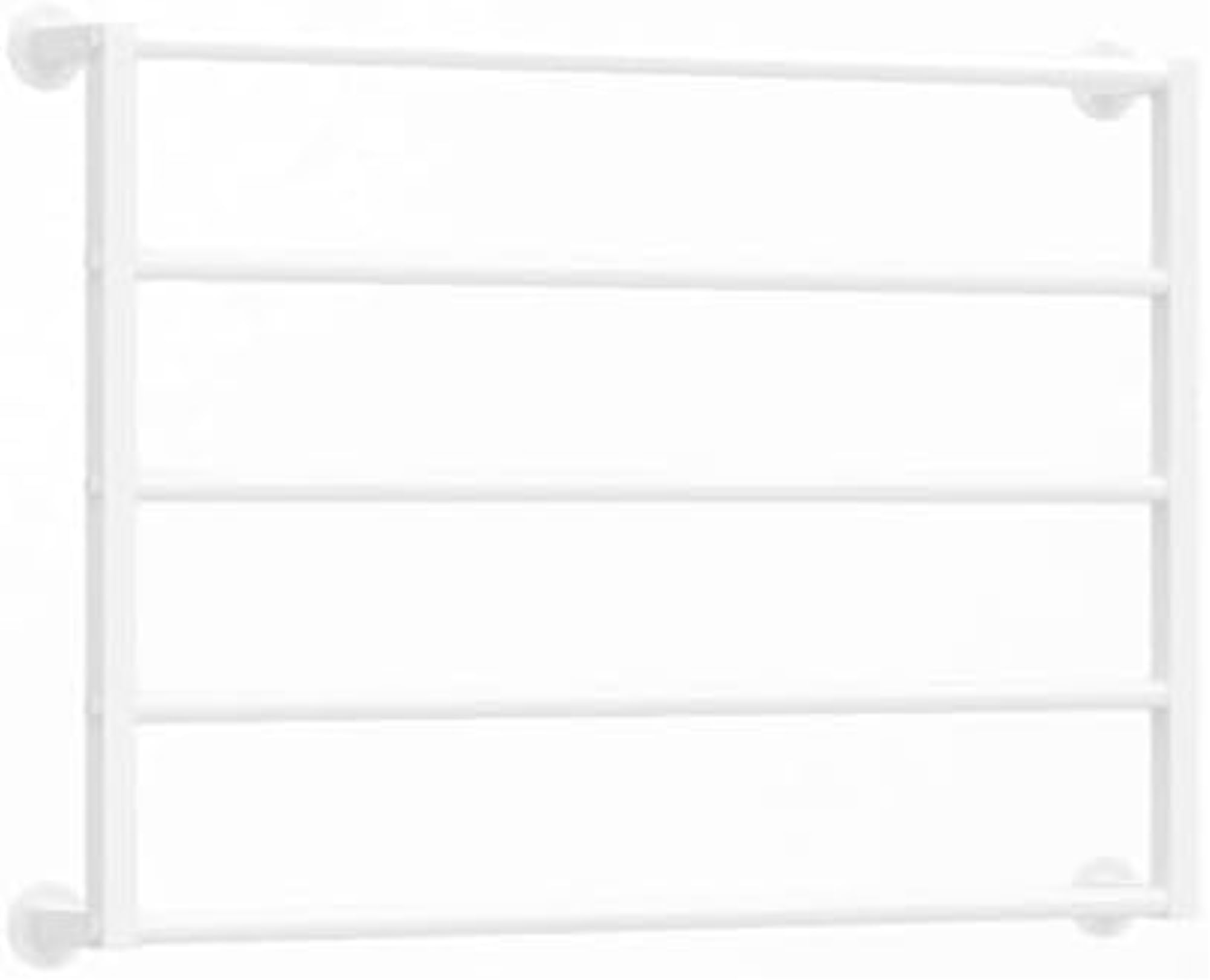 YNBSHGAA Metal Wall Display for Scarves and Ties, Commercial Hanger for Accessories Retail Store Boutique,White-L120*H60cm
