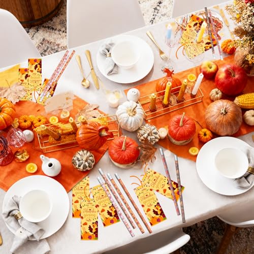 Set de 120 lápices de grafito para otoño y Día de Acción de Gracias miniatura 7