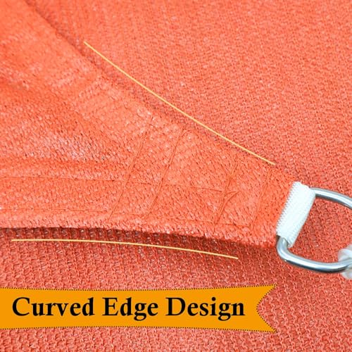 Voile d'ombrage jardin rouge protège de la chaleur de la pergola