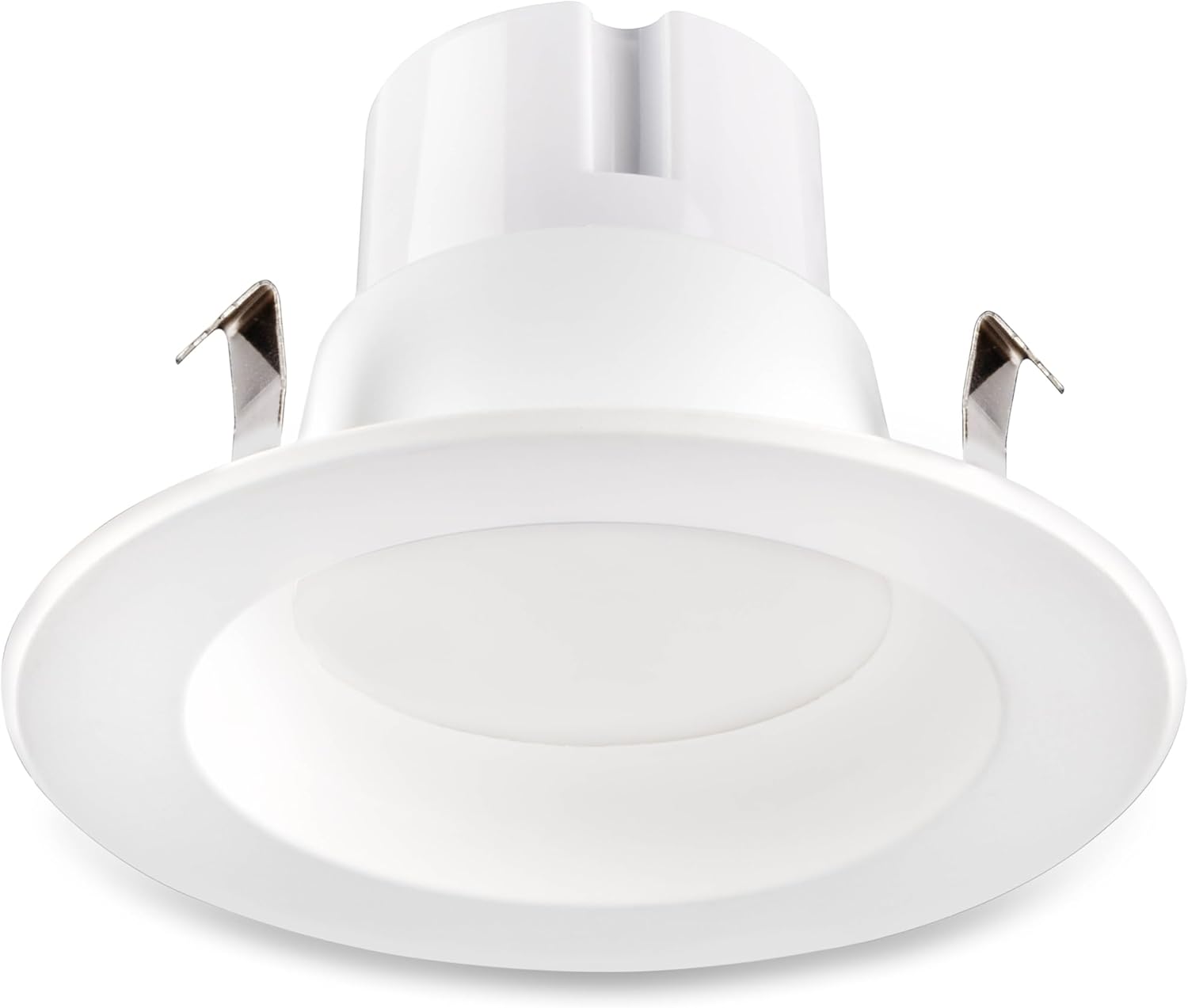 Westgate TC-RDPS4-10W-RGBW-WIFI 4 Inch Round LED Trim Downlight, 10W, White Finish - Compatible with Alexa, Works with Google, Ceiling Light, Multi CCT from 2700K to 5000K