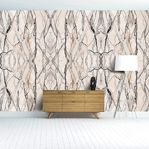 Image of HOME13 Vinyl Kitchen Self Adhesive Vinyl Decorative Marble Wallpaper for Kitchen Countertop Home /Office 1 Ft x 10 Ft with 2pcs