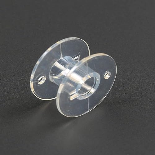 Miniatura 2 de Hekisn Bobinas SA156 para máquina de coser y bordar bobinas de coser transparentes clase 15 paquete de 20