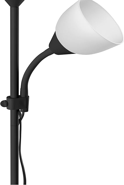 Virone VIRONE URLAR Vloerlamp 175 cm Max 25W E27 Max 40W E14 (Zwart) photo 3