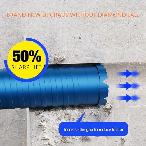 Precisions Diamonds Cores Drill Bit for Concrete Drilling Dry Wet Use Hexagonal Handle Diamonds Drilling Tool Hole Opener 3 Precisions Diamonds Cores Drill Bit for Concrete Drilling Dry Wet Use Hexagonal Handle Diamonds Drilling Tool Hole Opener - Image 3
