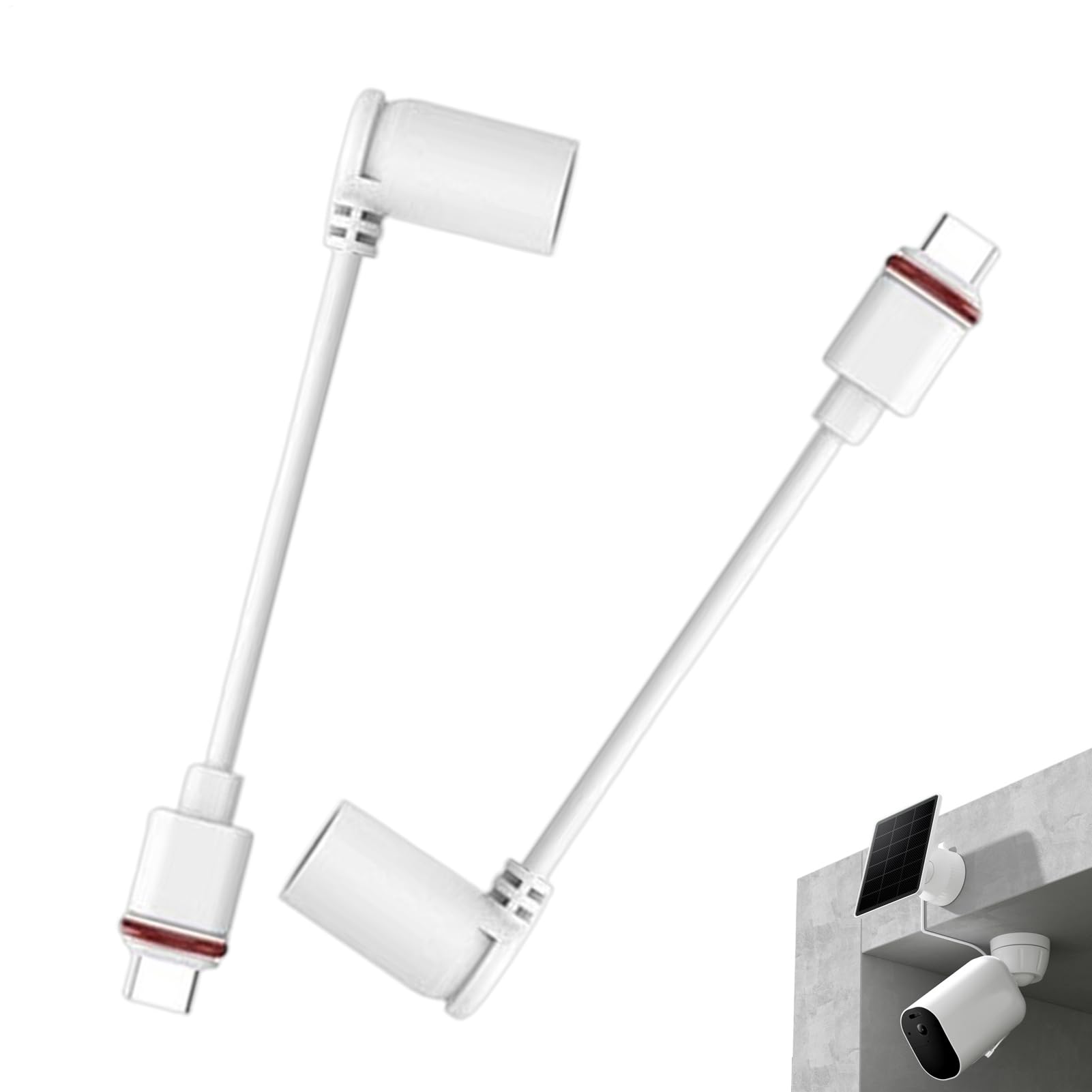 Adattatore Da Spina Barrel A USB-C Connettore Spina Alimentazione Portatile | 2 pezzi adattatore barrel plug a USB-C fotocamera Per Casa Auto Barca e Camper