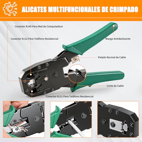 Pinzas para ponchar cable de red 9 Imagen adicional