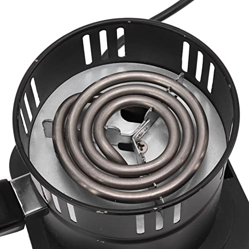 Accionadores de Carvão, Queimador de Carvão Elétrico, Queimador de Carvão Com Alça, Mini Fogão Preto