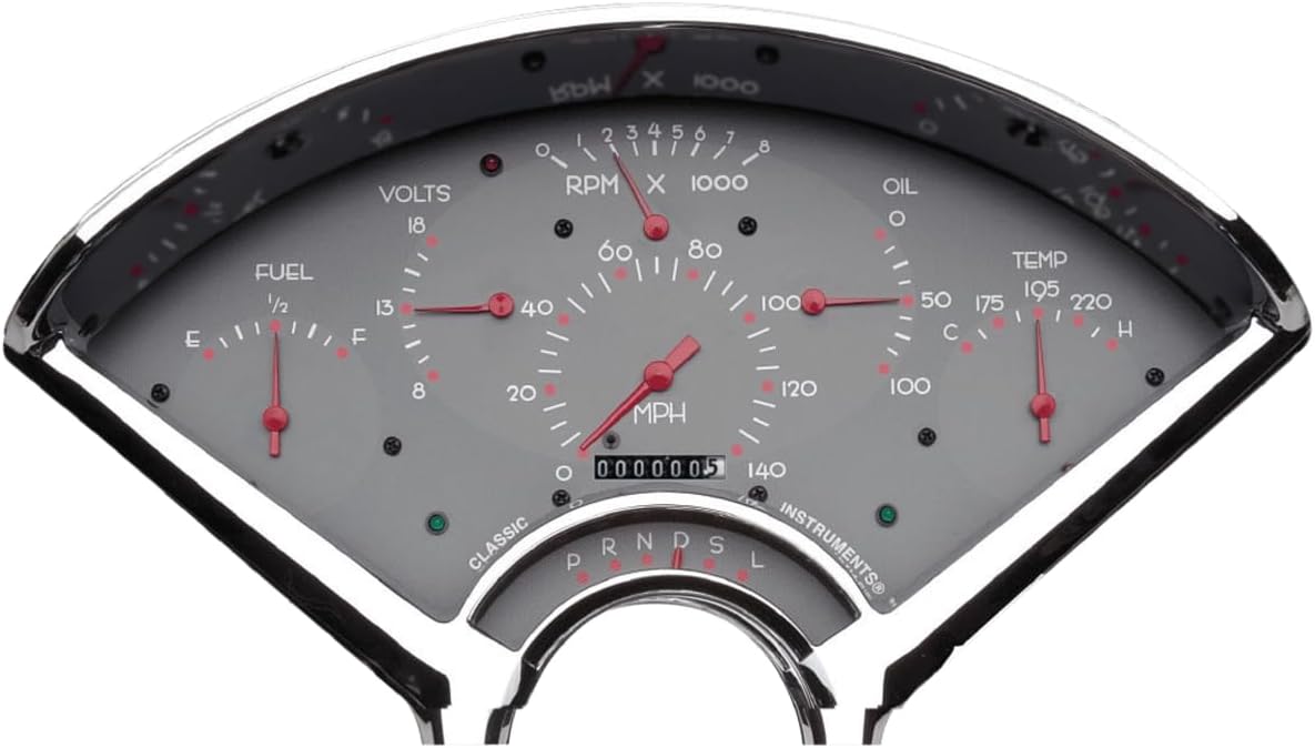 Classic Instruments BE01G-LS Bel Era Gauge Package Grey-Ls