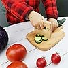 LUOLAO Wooden Kids Knife for Cooking and Safe Cutting Veggies Fruits, Cute Fish Shape Kids Kitchen Tools, Christmas Gifts for kids, 2-5 Years Old Applicable #1