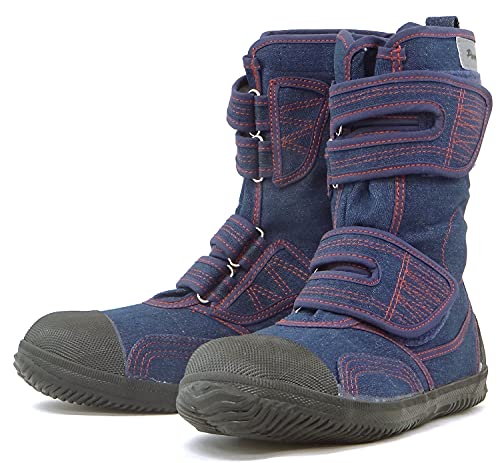 Steel Toe Safety Boots Denim Blue