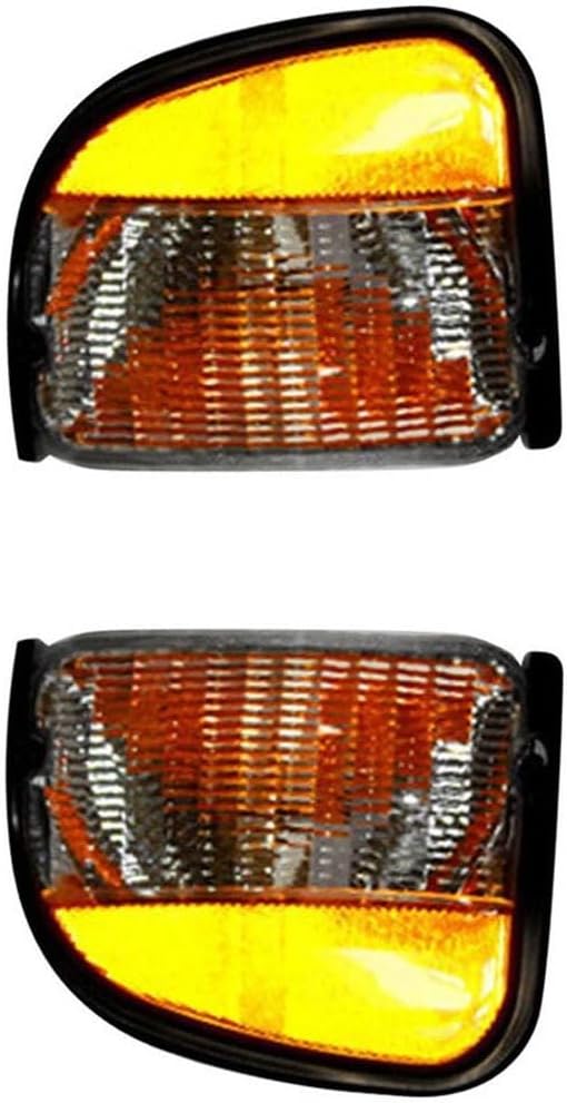 Pair Left Right Parking/Side Marker Light for Ford E-350 Econoline Club Wagon 1992 1993 1994 1995 1996 7.5L V8, for Ford E-150 Econoline 1997-2002 4.2L V6 (2x)