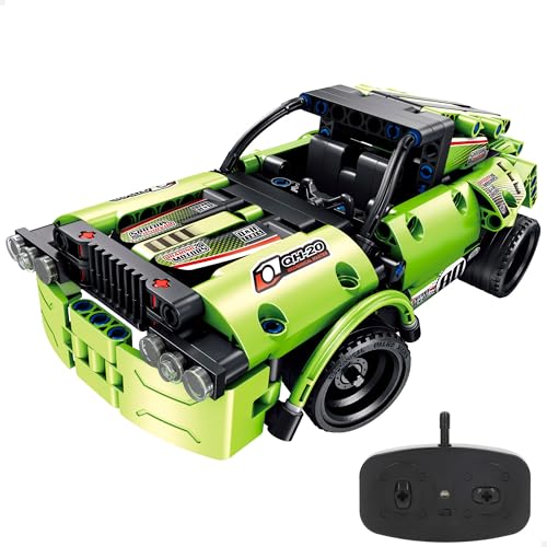 Jeu de construction voiture de course à piloter pour animer les après-midis en famille