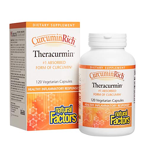 CurcuminRich Theracurmin by Natural Factors, Turmeric, 120 capsules (120 servings)